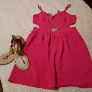 Hot Pink Dress